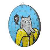 Kat in bananen dartbord (Voorkant Rechts)