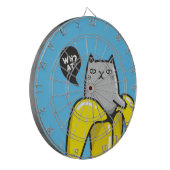 Kat in bananen dartbord (Voorkant Links)