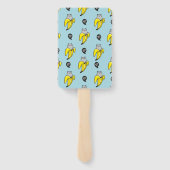 Kat in bananen handwaaier (Achterkant)