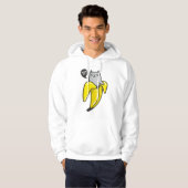 Kat in bananen hoodie (Voorkant volledig)