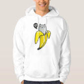 Kat in bananen hoodie (Voorkant)