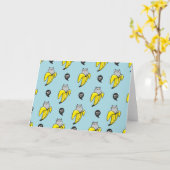 Kat in bananen kaart (Gele Bloem)
