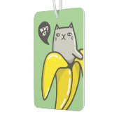 Kat in bananen luchtverfrisser (Links)