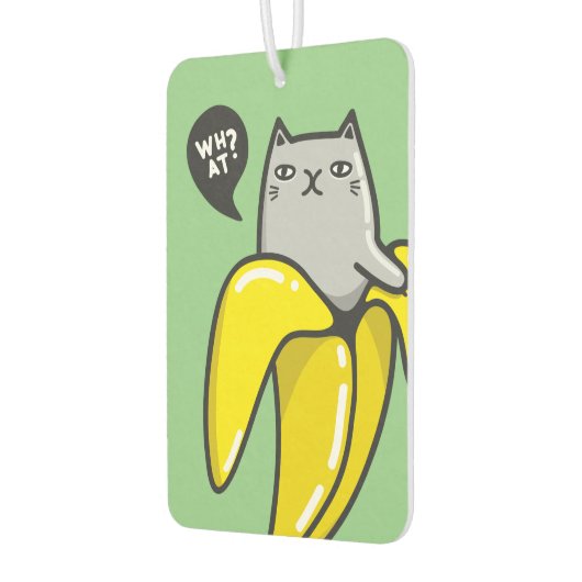 Kat in bananen luchtverfrisser (Links)