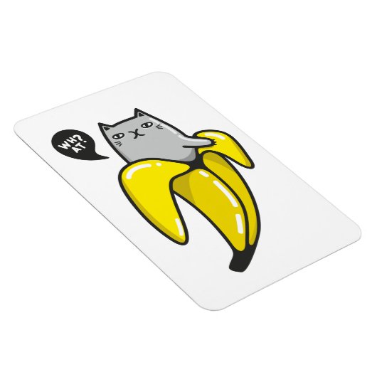 Kat in bananen magneet (Rechterzijde)