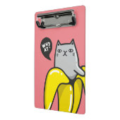 Kat in bananen mini klembord (Angled2)