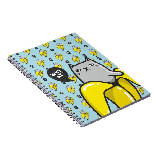 Kat in bananen notitieboek (Rechterzijde)