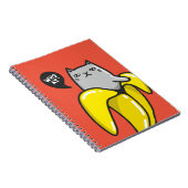 Kat in bananen notitieboek (Rechterzijde)
