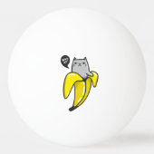 Kat in bananen pingpongbal (Voorkant)