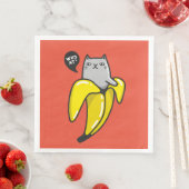 Kat in bananen servet (Insitu)