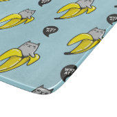Kat in bananen snijplank (Hoek)