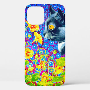 Kat in bloemen Case-Mate iPhone case