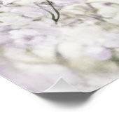 Kat in bloemen perfect poster (Hoek)