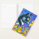 Kat in bloemen planner (Display)