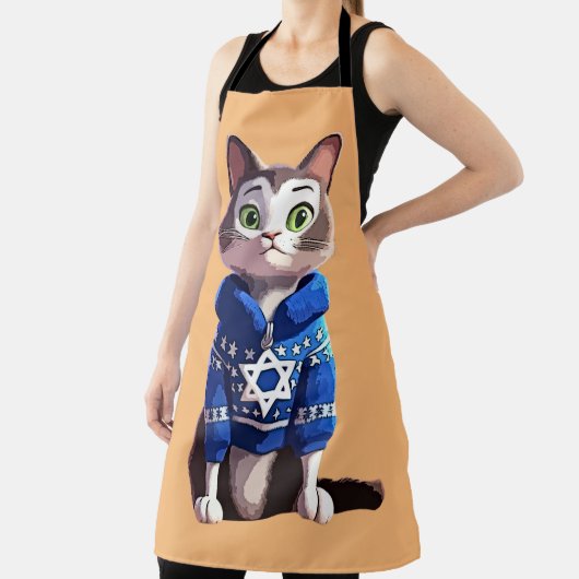 Kat in Chanoeka Sweater Schort (Insitu)