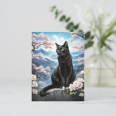 kat in China Briefkaart (Staand voorkant)