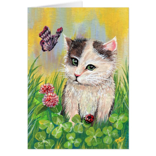 Kat in Clover Patch (Voorkant)