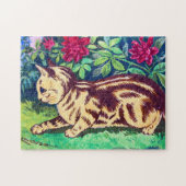 Kat in de bloem, Louis Wain Legpuzzel (Horizontaal)