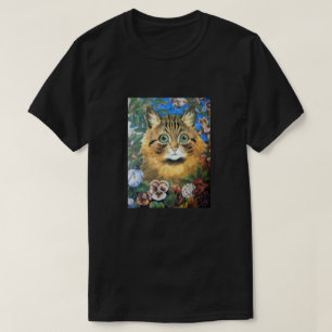 Kat in de bloem, Louis Wain T-shirt