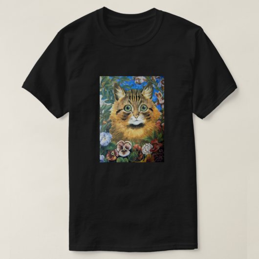 Kat in de bloem, Louis Wain T-shirt (Design voorkant)