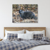 Kat in de Bossen Canvas Afdruk (Insitu (Slaapkamer))