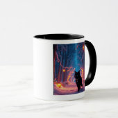 Kat in de bossen mok (Voorkant rechts)