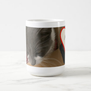 Kat in de doos koffiemok
