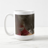 Kat in de doos koffiemok (Links)
