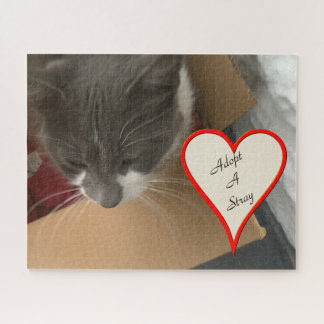 Kat in de doos legpuzzel