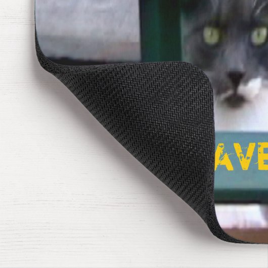 Kat in de gevangenis van Mousepad Muismat (Hoek)