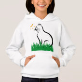 Kat in de Grass Hoodie (Voorkant)