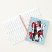 Kat in de hoed | B&W-tekst Notitieboek (Binnen)