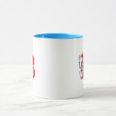 Kat in de hoed Balansact Monogram B Mok (Midden)