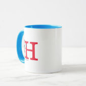 Kat in de hoed Balansact Monogram H Mok (Voorkant links)
