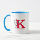 Kat in de hoed Balansact Monogram K Mok (Links)