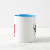 Kat in de Hoed Balansact Monogram Q Mok (Midden)
