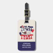 Kat in de hoed | Dat is dat Bagagelabel (Voorkant verticaal)