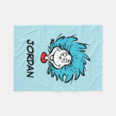 Kat in de hoed Ding Een Ding Twee - Aangepast Ding Fleece Deken (Voorkant (Horizontaal))