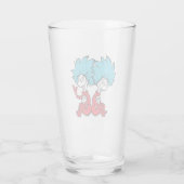 Kat in de hoed Ding Een & Ding Twee Glas (Achterkant)
