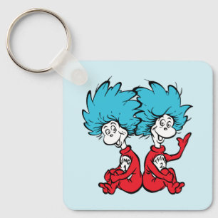 Kat in de hoed Ding Een & Ding Twee Sleutelhanger