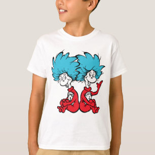 Kat in de hoed Ding Een & Ding Twee T-shirt