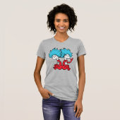 Kat in de hoed Ding Een & Ding Twee T-shirt (Voorkant volledig)