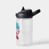 Kat in de hoed Ding Een & Ding Twee Vintage Waterfles (Links)