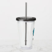 Kat in de hoed | Ding twee Acryl Drinkbeker (Rechts)