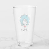 Kat in de hoed | Ding twee Glas (Achterkant)