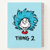 Kat in de hoed | Ding twee Notitieboek (Achterkant)