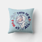 Kat in de hoed | Dit is helemaal niet leuk Kussen (Achterkant)