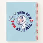 Kat in de hoed | Dit is helemaal niet leuk Notitieboek (Achterkant)