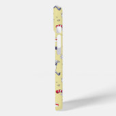 Kat In De Hoed | Geel Patroon Case-Mate iPhone Case (Achterkant / Links)