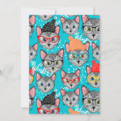 Kat in de hoed kaart (Voorkant)